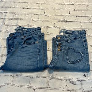 Cat & Jack Jeans Girls size 8 and Girls size 10